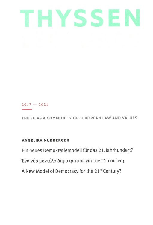 Produktbild: Ein neues Demokratiemodell für das 21. Jahrhundert?