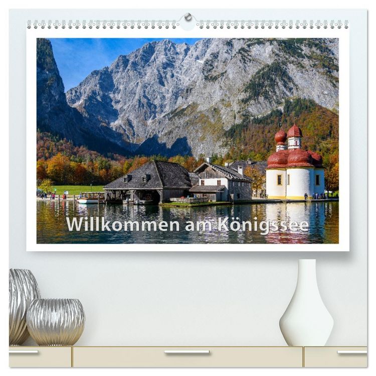 Produktbild: Willkommen am K&ouml;nigssee (hochwertiger Premium Wandkalender 2026 DIN A2 quer), Kunstdruck in Hochglanz
