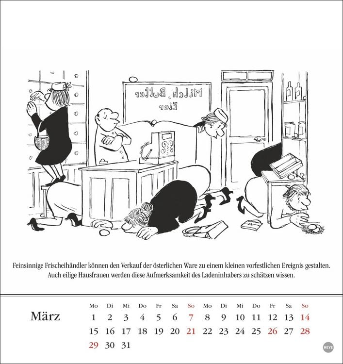 Produktbild: Loriot Postkartenkalender 2027