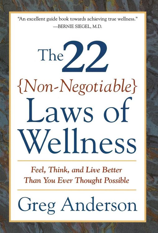Produktbild: The 22 Non-Negotiable Laws of Wellness