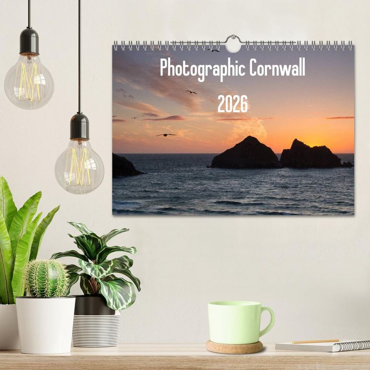 Produktbild: Photographic Cornwall 2026 (Wall Calendar 2026 DIN A4 landscape), CALVENDO 12 Month Wall Calendar