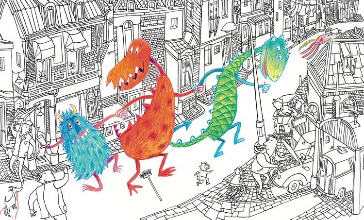 Produktbild: Das kunterbunte Monsterbuch