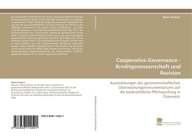 Produktbild: Cooperative Governance - Kreditgenossenschaft und Revision