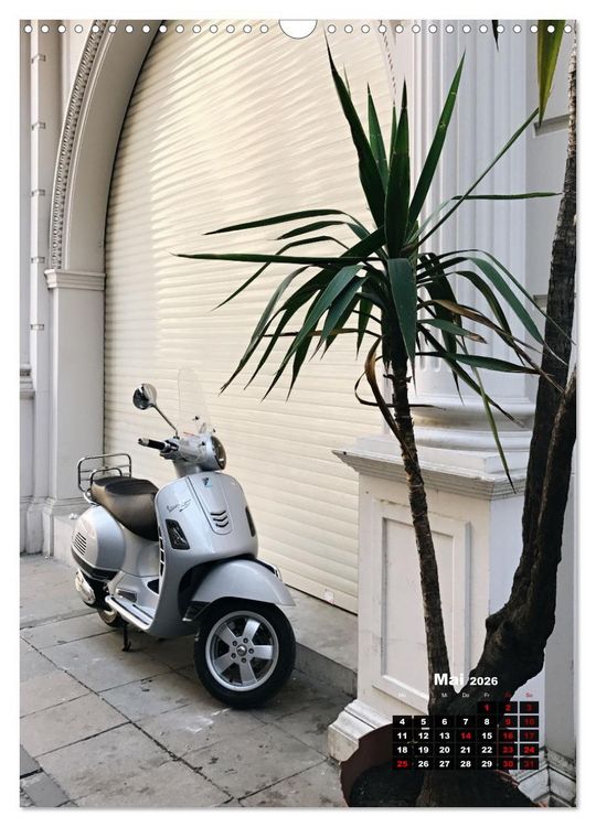 Produktbild: Die Liebe zur Vespa (Wandkalender 2026 DIN A3 hoch), CALVENDO Monatskalender