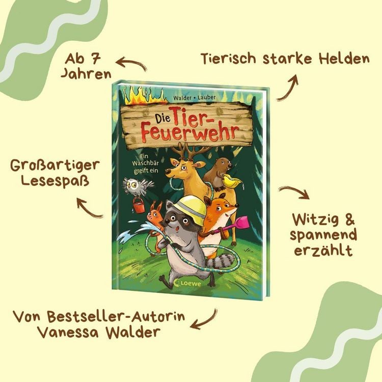 Produktbild: Die Tier-Feuerwehr (Band 1) - Ein Waschb&auml;r greift ein