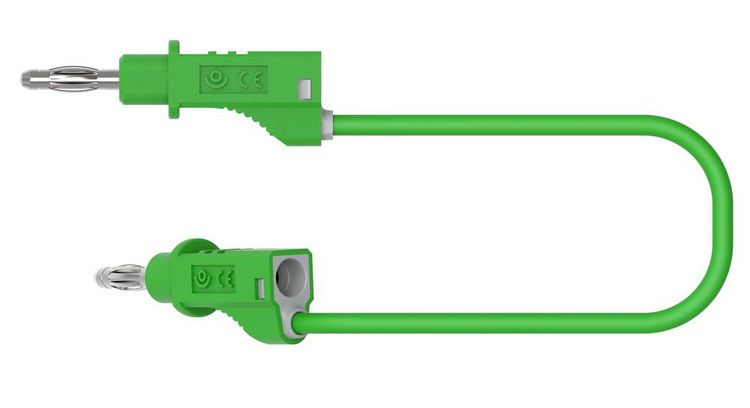 Produktbild: Electro PJP 2117-CD1-50V Messleitung Bananenstecker Bananenstecker 50cm Gr&uuml;n 1St.