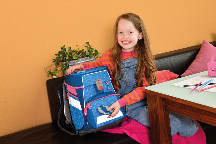 Produktbild: 2IN1 PLUS Schulranzen-Set Dolphin Pippa, 6-teilig