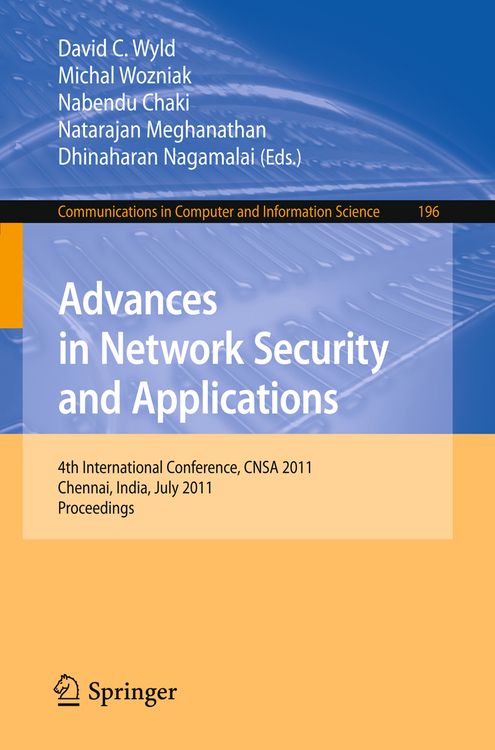 Produktbild: Advances in Network Security and Applications