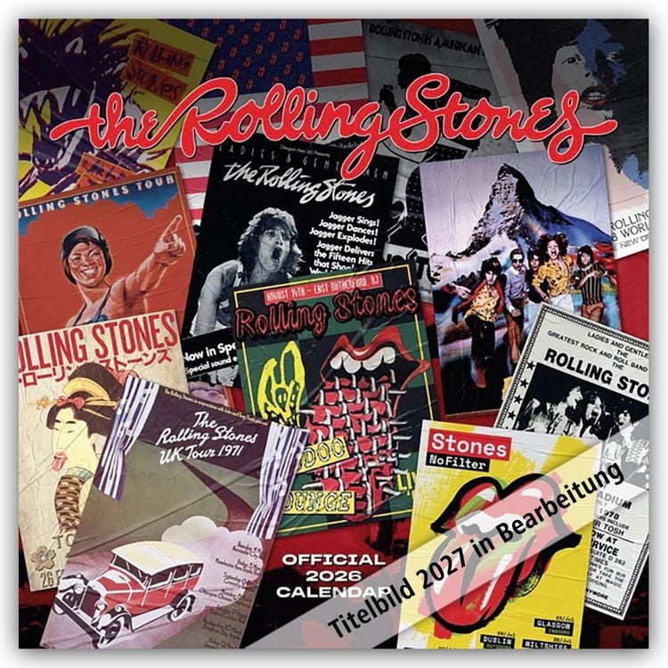 Produktbild: The Rolling Stones &ndash; Die Rolling Stones 2027 &ndash; Wandkalender
