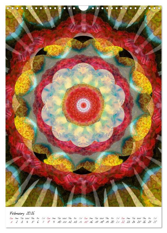 Produktbild: MANDALA COMPOSITIONS (Wall Calendar 2026 DIN A3 portrait), CALVENDO 12 Month Wall Calendar