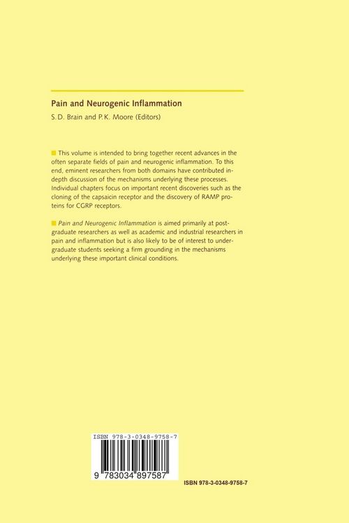 Produktbild: Pain and Neurogenic Inflammation