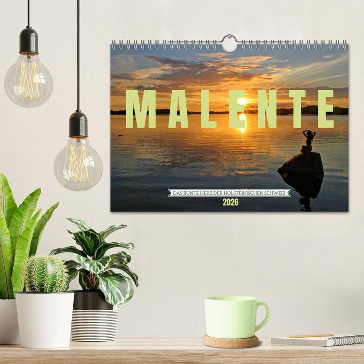 Produktbild: Malente - Das bunte Herz der Holsteinischen Schweiz (Wandkalender 2026 DIN A4 quer), CALVENDO Monatskalender