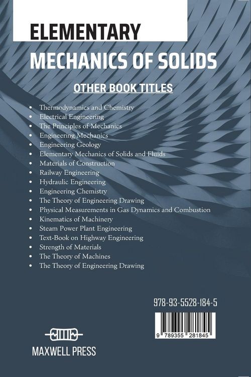 Produktbild: Elementary Mechanics of Solids