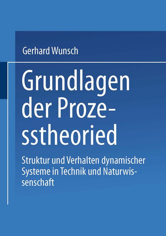 Produktbild: Grundlagen der Prozesstheorie