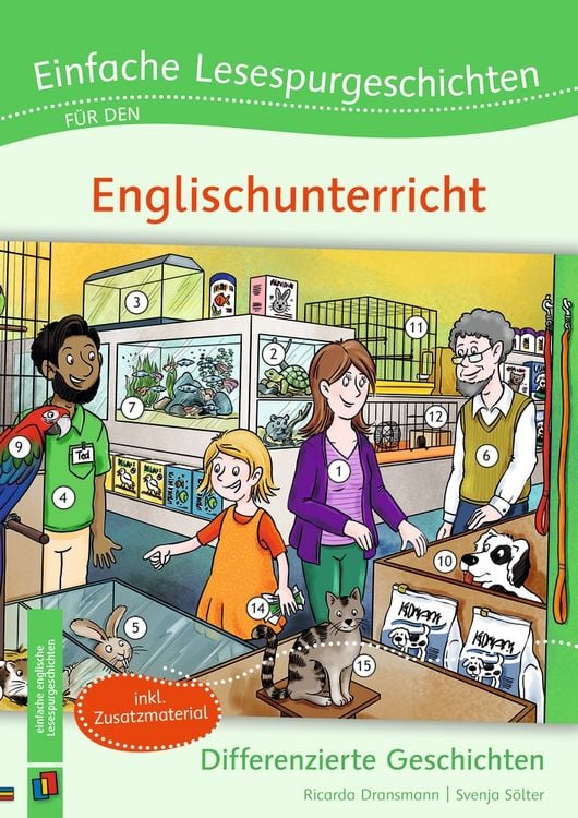 Produktbild: Einfache Lesespurgeschichten f&uuml;r den Englischunterricht