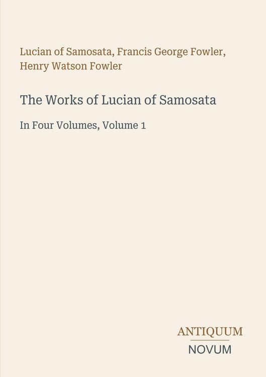 Produktbild: The Works of Lucian of Samosata
