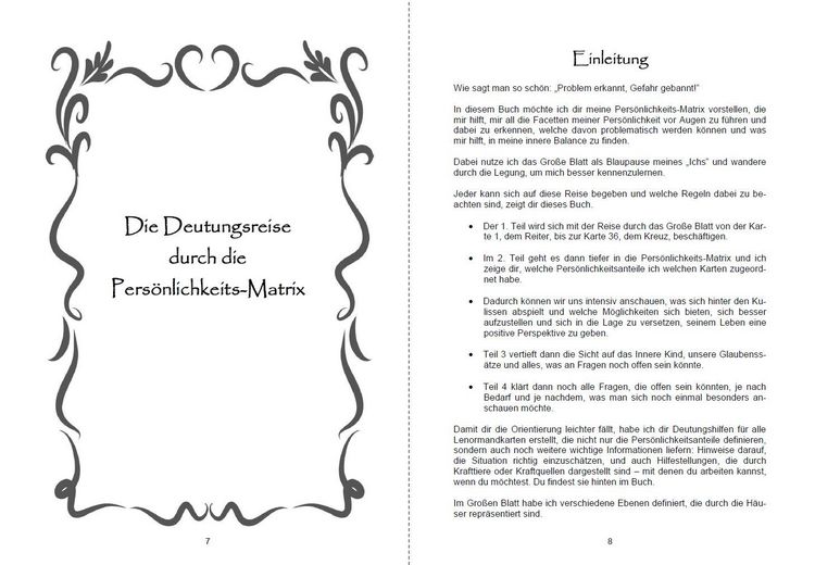 Produktbild: Die Deutung der Pers&ouml;nlichkeits-Matrix mit Lenormandkarten
