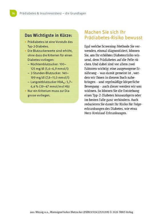 Produktbild: Warnsignal hoher Blutzucker