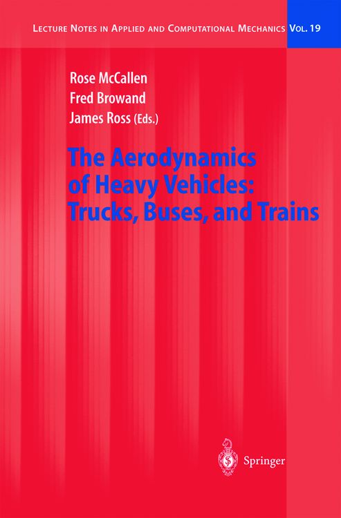 Produktbild: The Aerodynamics of Heavy Vehicles: Trucks, Buses, and Trains