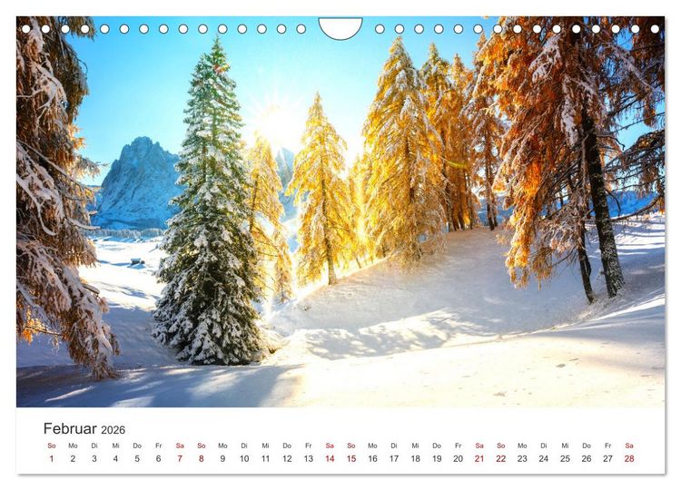 Produktbild: Seiser Alm - Im Herzen der Dolomiten. (Wandkalender 2026 DIN A4 quer), CALVENDO Monatskalender