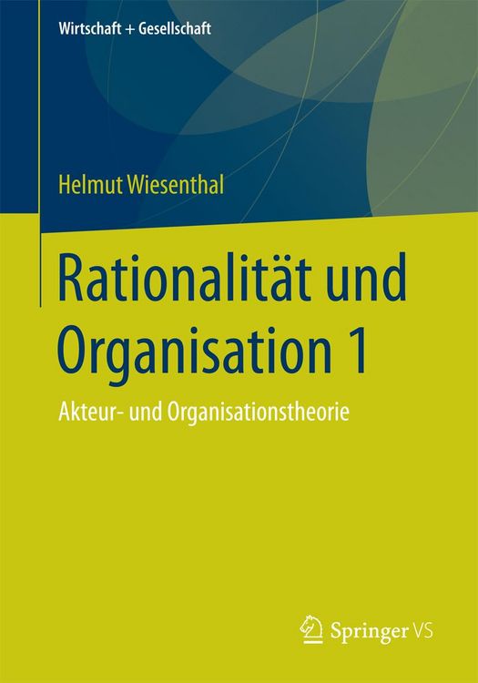 Produktbild: Rationalit&auml;t und Organisation 1