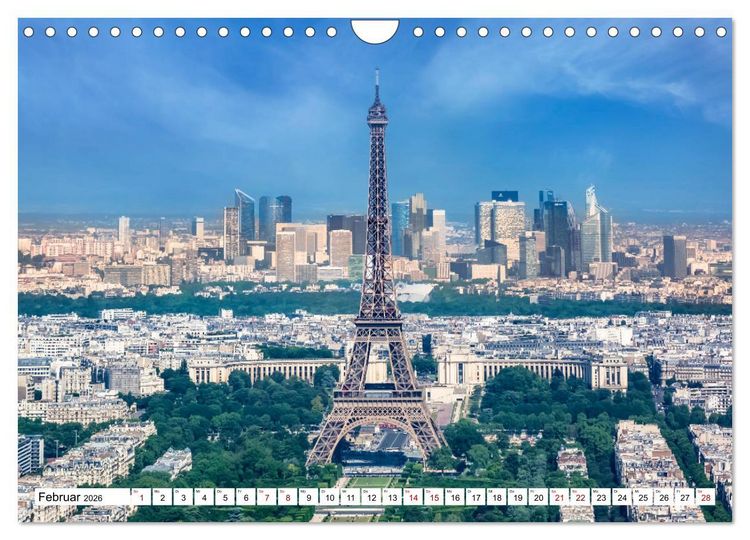 Produktbild: PARIS Franz&ouml;sisches Flair und Historie (Wandkalender 2026 DIN A4 quer), CALVENDO Monatskalender