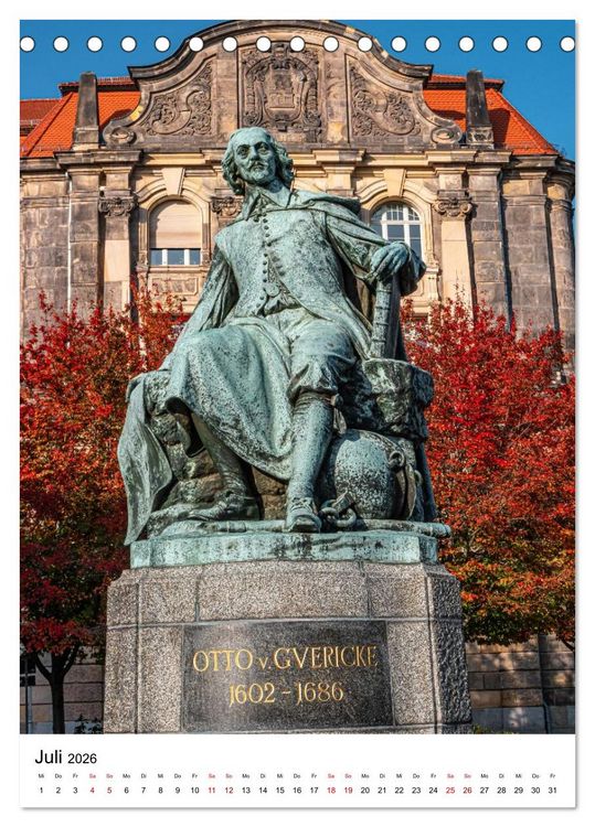 Produktbild: Magdeburg - Die sch&ouml;nsten Momente (Tischkalender 2026 DIN A5 hoch), CALVENDO Monatskalender
