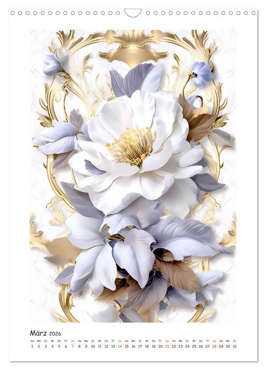 Produktbild: Blumen-Sinfonie (Wandkalender 2026 DIN A3 hoch), CALVENDO Monatskalender