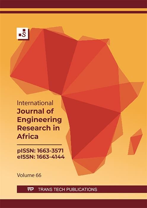 Produktbild: International Journal of Engineering Research in Africa Vol. 66