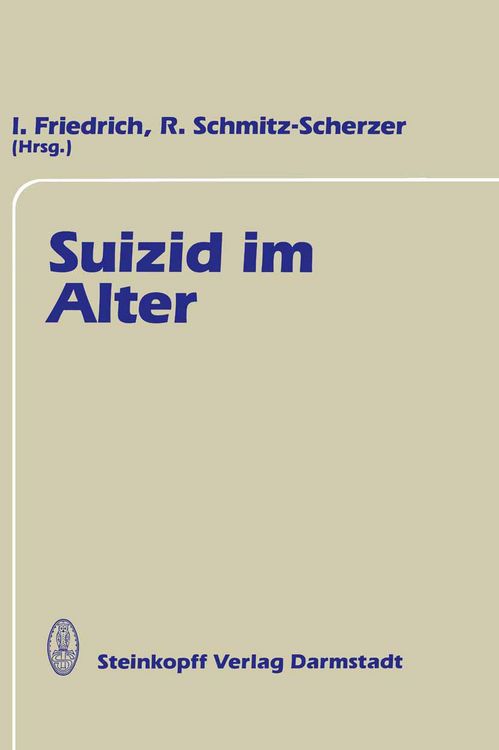 Produktbild: Suizid im Alter
