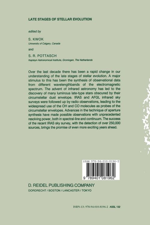 Produktbild: Late Stages of Stellar Evolution