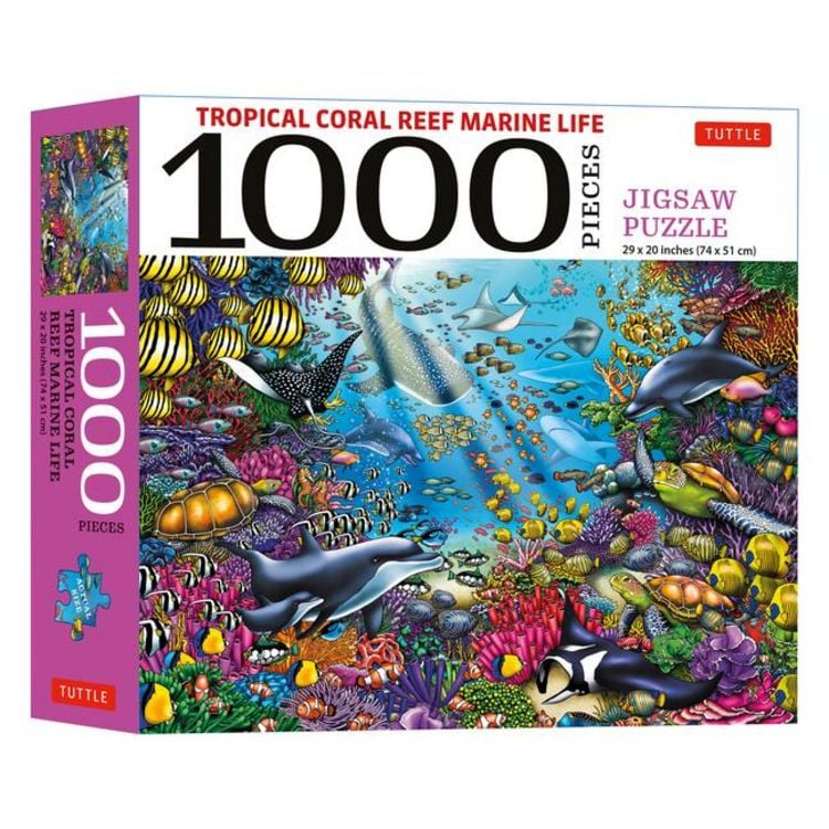 Produktbild: Tropical Coral Reef Marine Life - 1000 Piece Jigsaw Puzzle