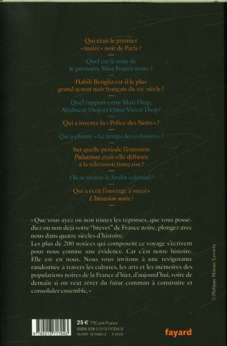 Produktbild: Notre France noire de A &agrave; Z