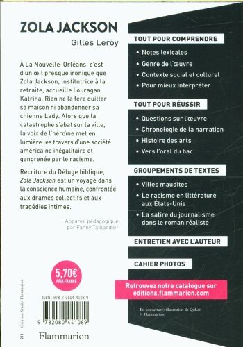 Produktbild: Zola Jackson : coll&egrave;ge, lyc&eacute;e, texte int&eacute;gral avec dossier