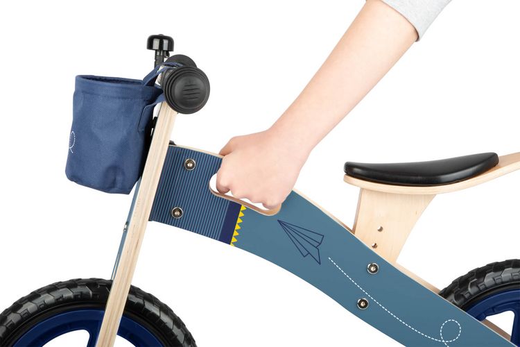 Produktbild: Laufrad blauer Papierflieger