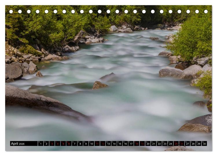 Produktbild: Faszination wildes Wasser (Tischkalender 2026 DIN A5 quer), CALVENDO Monatskalender