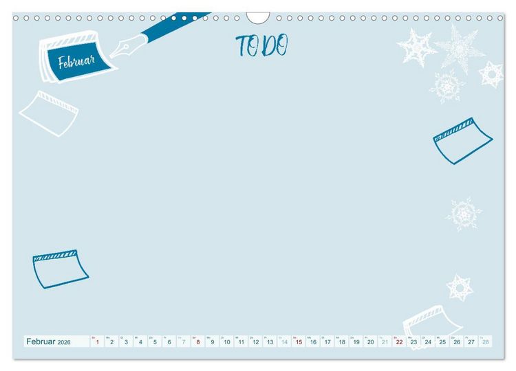 Produktbild: 12 x Zettelwirtschaft - Bastelkalender (Wandkalender 2026 DIN A3 quer), CALVENDO Monatskalender
