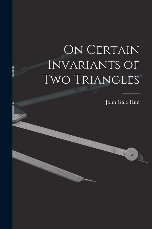 Produktbild: On Certain Invariants of Two Triangles