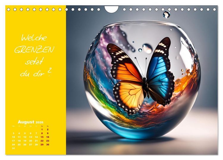Produktbild: KI Mut - Trau Dich und stell Dir die richtige Frage (Wandkalender 2026 DIN A4 quer), CALVENDO Monatskalender