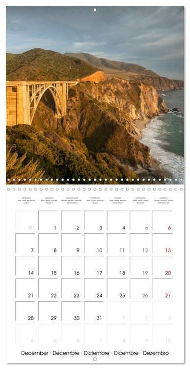 Produktbild: Dreaming California (Wall Calendar 2026 12 &times; 12 Inch) CALVENDO 12 Month Wall Calendar