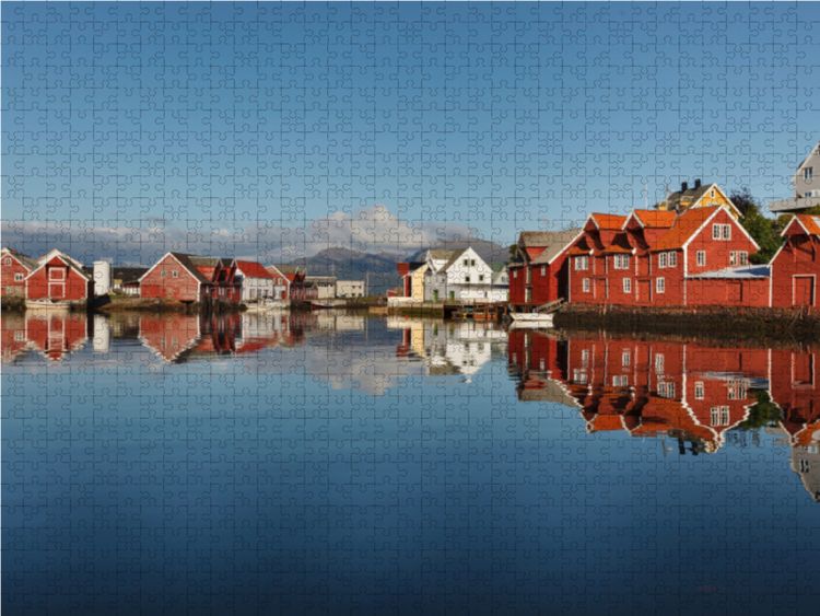 Produktbild: CALVENDO Puzzle Fjord Norwegen, Lege-Gr&ouml;&szlig;e 64 x 48 cm Foto-Puzzle Bild von N N