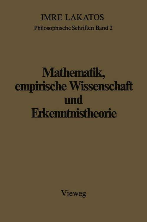 Produktbild: Mathematik, empirische Wissenschaft und Erkenntnistheorie