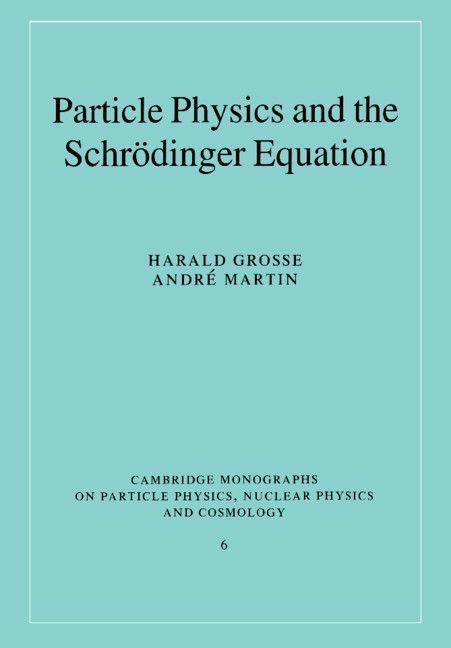 Produktbild: Particle Physics and the Schr Dinger Equation