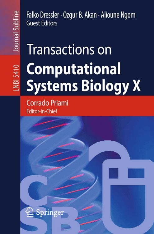 Produktbild: Transactions on Computational Systems Biology X