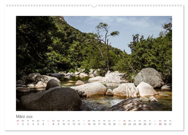 Produktbild: Die Sch&ouml;nheit Korsikas (Wandkalender 2026 DIN A2 quer), CALVENDO Monatskalender