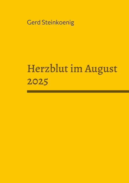 Produktbild: Herzblut im August 2025