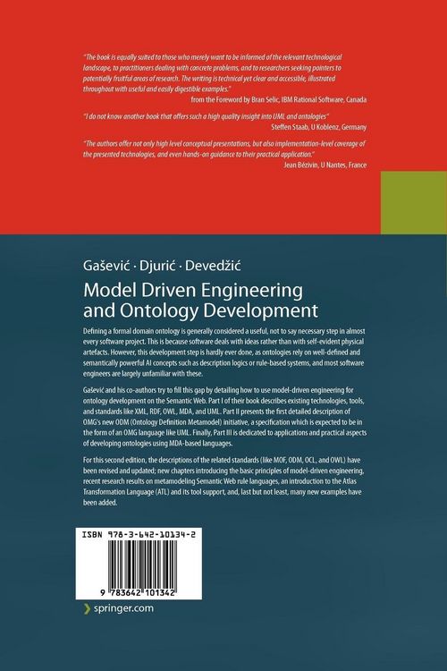 Produktbild: Model Driven Engineering and Ontology Development