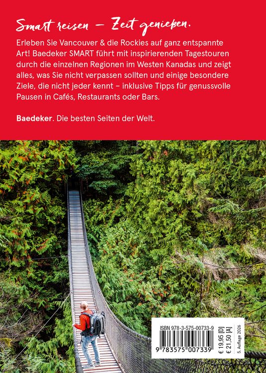 Produktbild: Baedeker SMART Reisef&uuml;hrer Vancouver & Kanadische Rockies