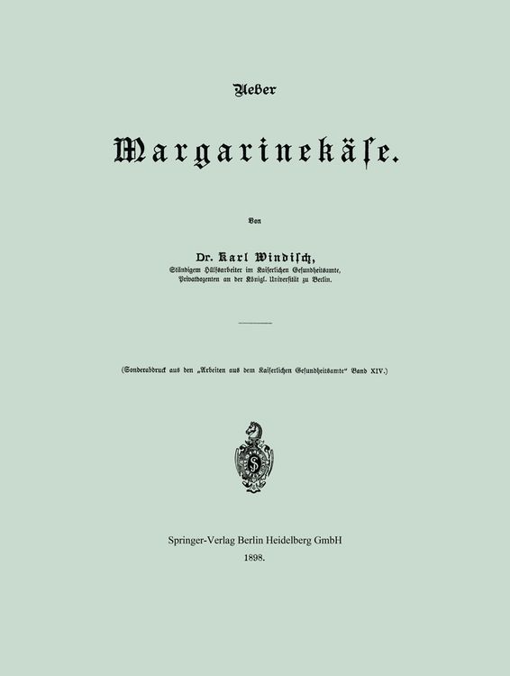 Produktbild: Ueber Margarinek&auml;se