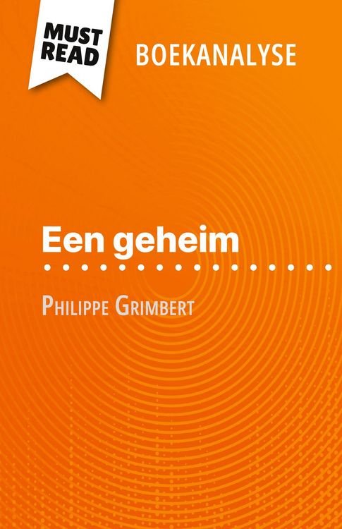 Produktbild: Een geheim van Philippe Grimbert (Boekanalyse)
